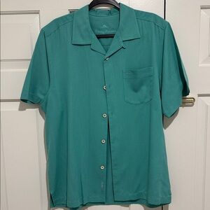 Tommy Bahama Men's Teal Button Down Shirt